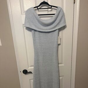 NWT Brit Maxi Dress in Dusty Blue